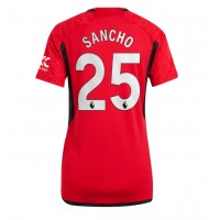 Manchester United Jadon Sancho #25 Heimtrikot Frauen 2023-24 Kurzarm